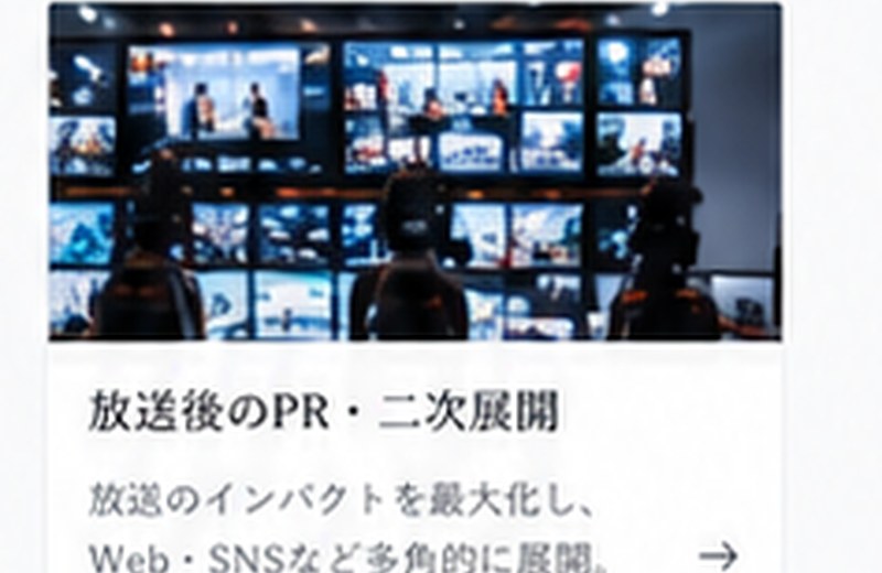 放送後のPR・二次展開